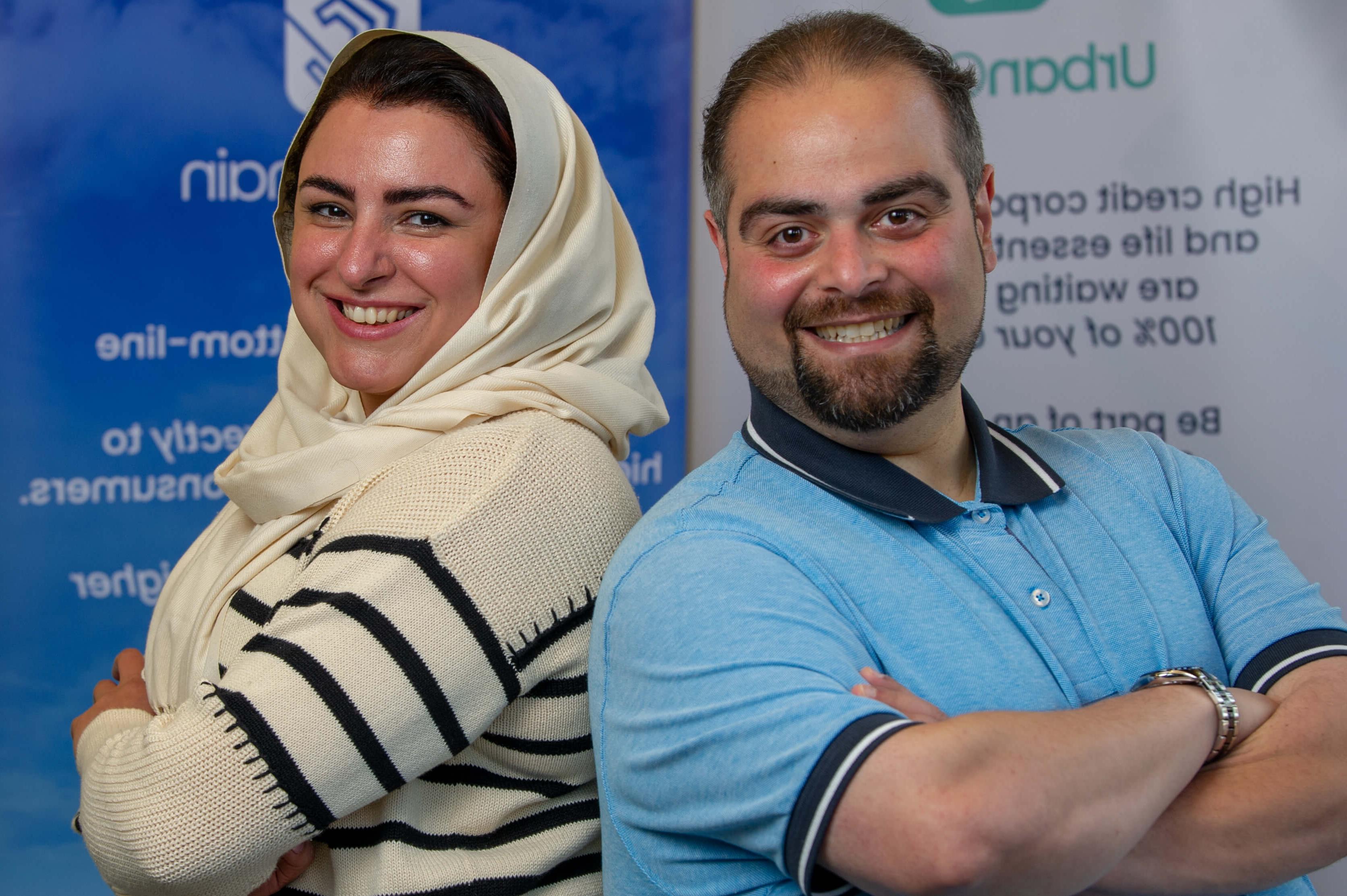 UrbanChain CEO Somayeh Taheri (left) and COO Mo Hajhashem